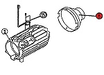 8) Air outlet housing